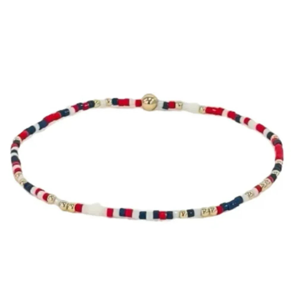 Enewton bracelets special Fourth of July edition of the Hope Unwritten bracelet. Firecracker design.