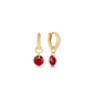 Huggie Gold 0.5" Hoop - Reflection Small Charm