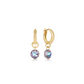 Huggie Gold 0.5" Hoop - Reflection Small Charm