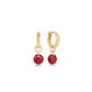 Huggie Gold 0.5" Hoop - Reflection Small Charm