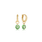 Huggie Gold 0.5" Hoop - Reflection Small Charm