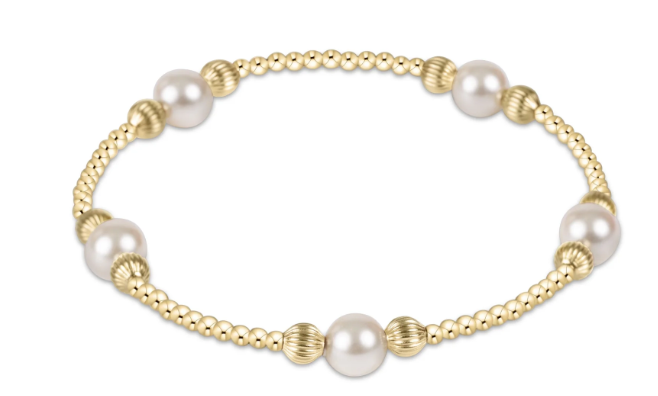 Purpose Pearl 6mm Dignity Gold Bracelet