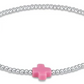 Signature Cross Sterling Pattern 2mm Bead Bracelet