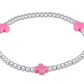 Signature Cross Sterling Pattern 3mm Bead Bracelet