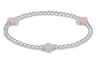 Signature Cross Sterling Pattern 3mm Bead Bracelet