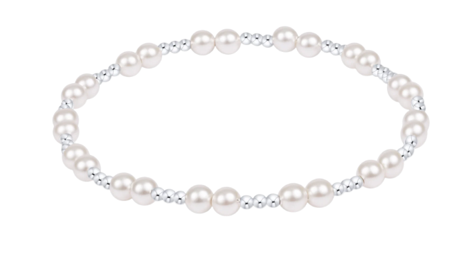 Together Pearl 4mm Sterling Bracelet