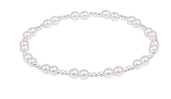 Together Pearl 4mm Sterling Bracelet