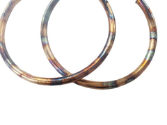 Everybody's Favorite Hoops 2.5" Earrings from Sheila Fajl in color burnished gold.
