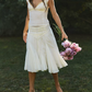 Frida Godet Midi Skirt