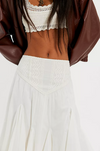 Frida Godet Midi Skirt
