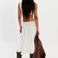 Frida Godet Midi Skirt