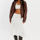 Frida Godet Midi Skirt