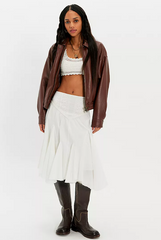 Frida Godet Midi Skirt