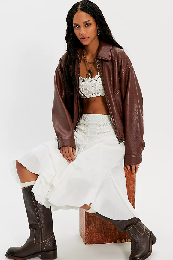 Frida Godet Midi Skirt