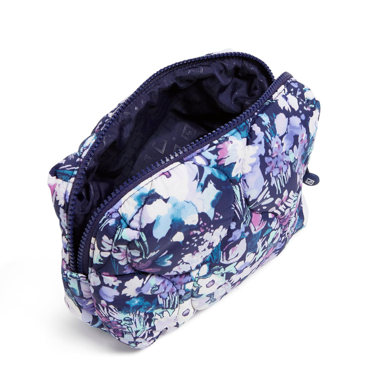 Vera Bradley Featherweight Medium Cosmetic : Artist's Garden Purple - Image 2