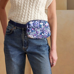 Vera Bradley Featherweight Small Belt Bag : Artist's Garden Purple - Image 4