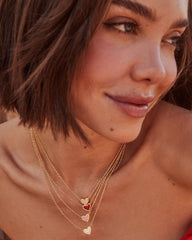 Kendra Scott Framed Ari Heart Short Pendant Necklace Silver