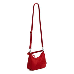 Frannie Crescent Crossbody Halo Quil Cardinal Red Full View