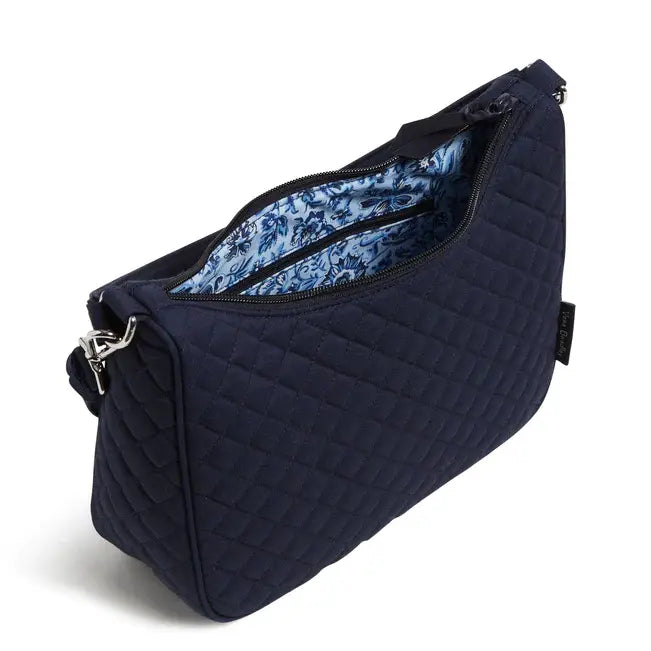 Frannie Crescent Crossbody Classic Navy Inside View