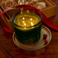 Poured Candle, Green 3-Wick