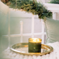 Poured Candle, Green 3-Wick