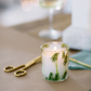 Poured Candle, Pine Needle Design