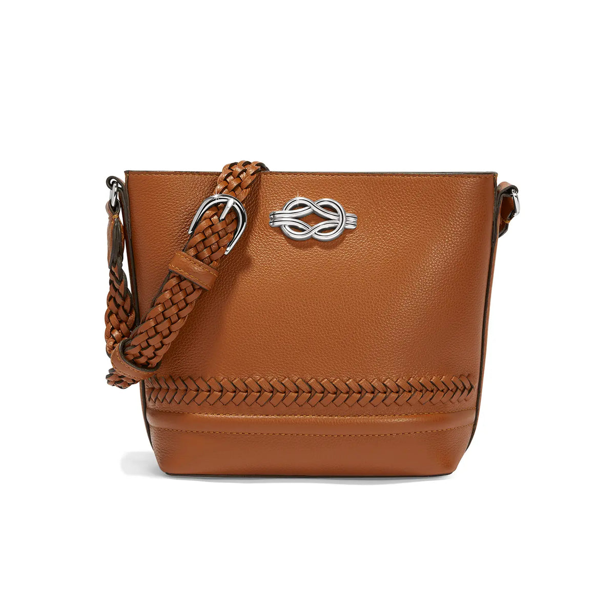 Freda Small Cross Body Bucket Bag Front View