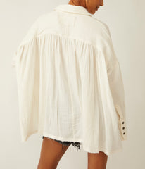 Free People Cardiff Top In Optic White