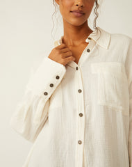 Free People Cardiff Top In Optic White