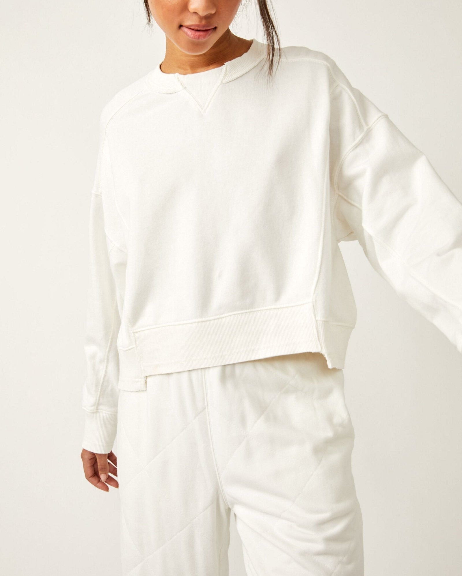 Free People Intercept Pullover | White