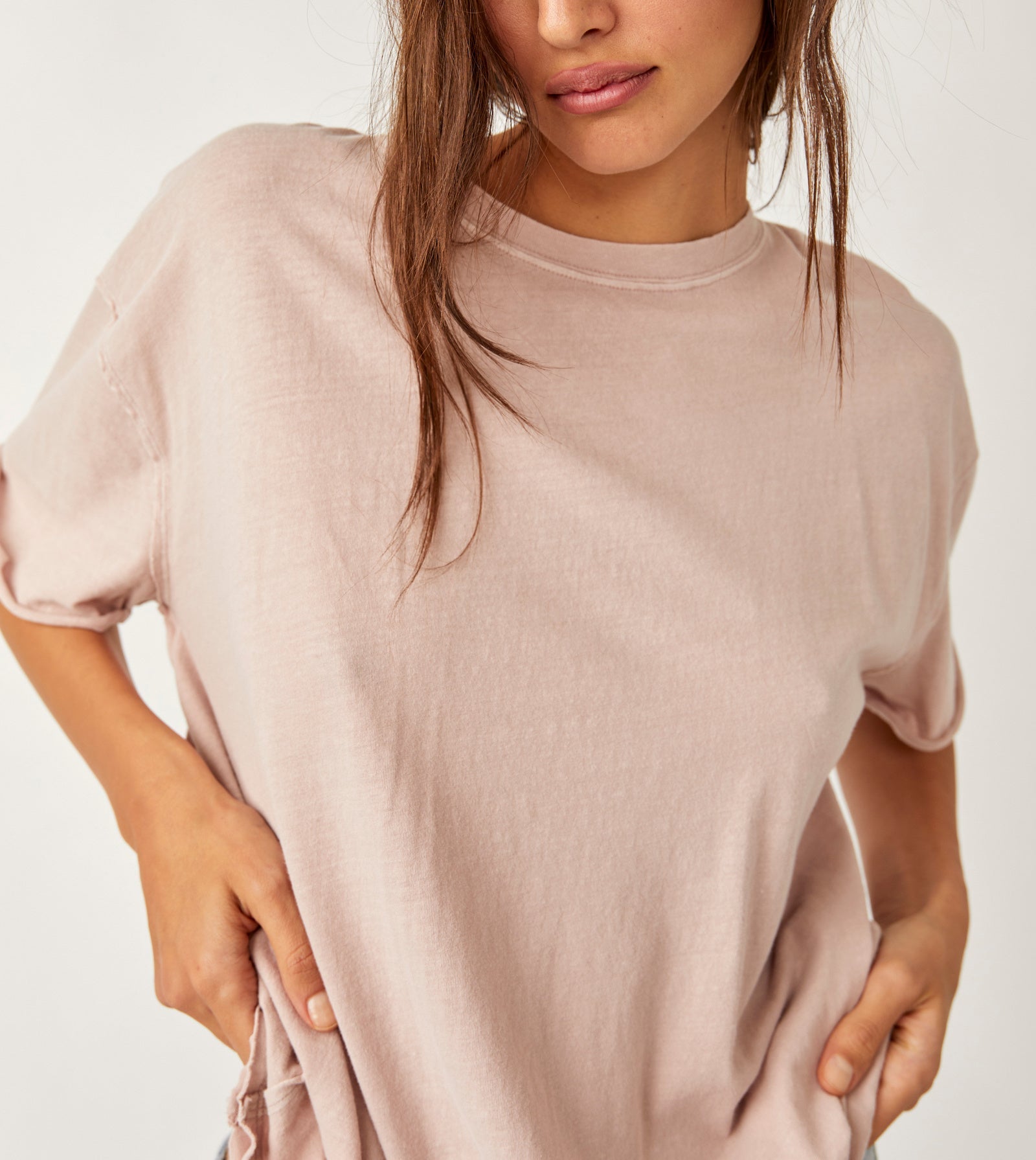 Free People Nina Tee in Cashmere