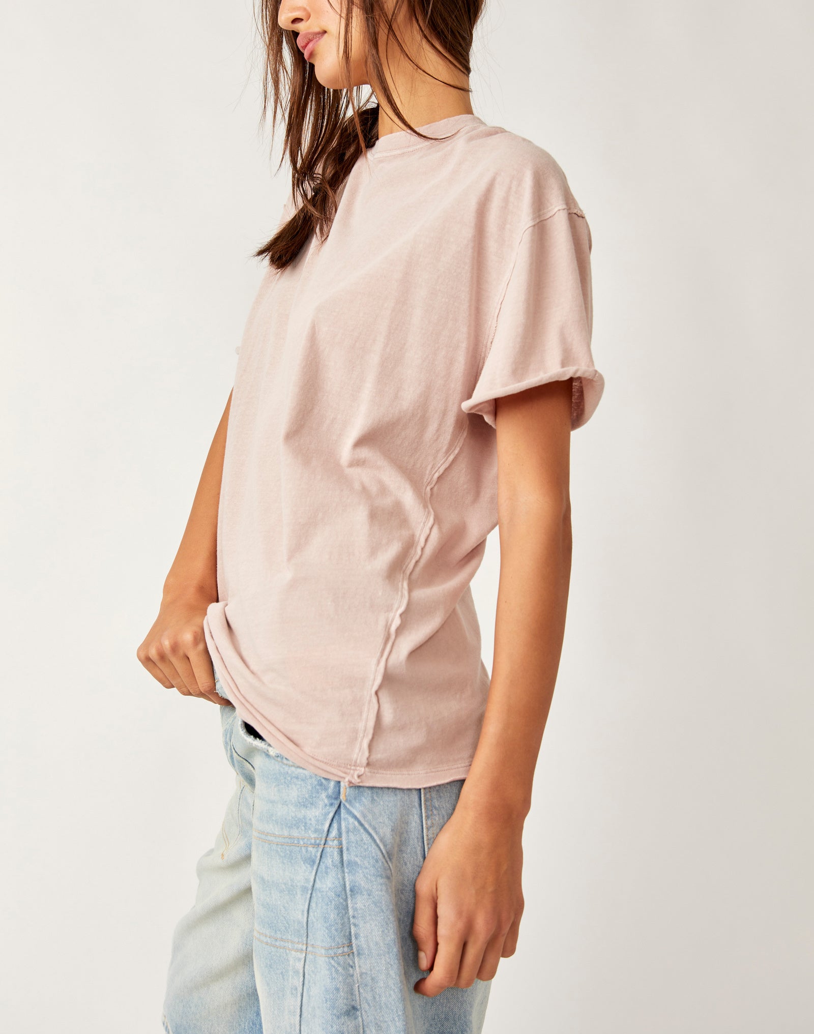 Free People Nina Tee in Cashmere