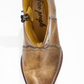 Women's western style boot from the brand Free People. The boot is the color tan.