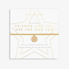 A Little Friends Like You Are And Few - Gold Bracelet Card View