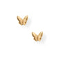 Lily Co Screwback Stud earrings in the shape of butterflies.