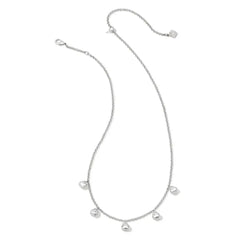 Gabby Strand Necklace - Silver Front View