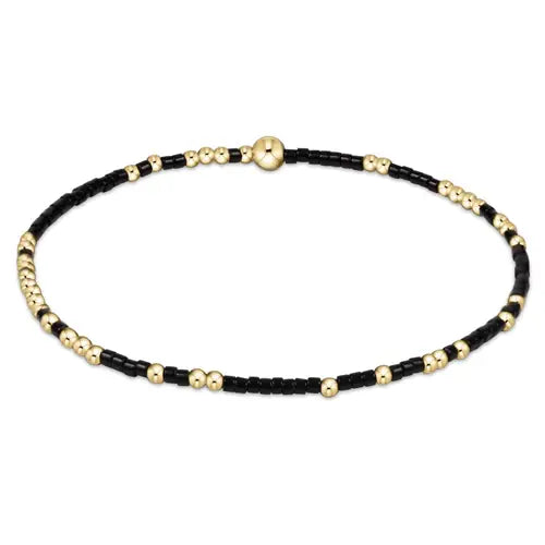 Gameday Hope Unwritten Bracelet - Onyx Front View