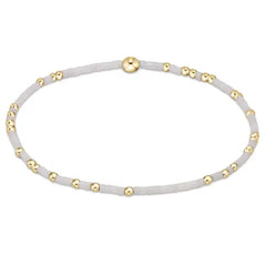 Gameday Hope Unwritten Bracelet - White Front View