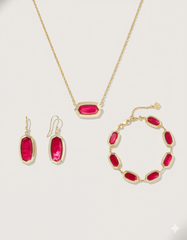 Red Illusion Glam Trio