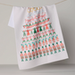 Counting Christmas Tea Towel