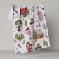 Winter Village Tea Towel
