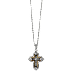 Protection Glory Cross Necklace Front View
