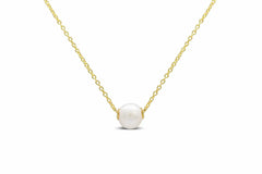 Stia Jewelry - Itty Bitty Pretties - Slider Pearl (7-8mm) Necklace
