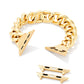 Whitley Apple Watch Band Gold Chain View