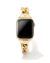 Whitley Apple Watch Band Gold Front View