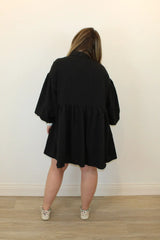 Good For You Dress Black Back View