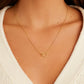 18k gold adjustable necklace from the jewelry brand Gorjana.