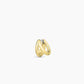 18k gold plated Initial A huggie earring from the jewelry brand Gorjana.
