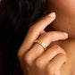 18k gold plated Asher Ring from the brand Gorjana.
