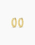 18 gold plated crew hoop earrings from the jewelry brand Gorjana.